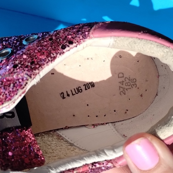 Golden Goose Pink Glitter Sneakers 5.5 - Picture 13 of 13